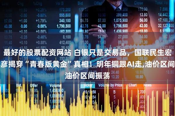 最好的股票配资网站 白银只是交易品，国联民生宏观林彦揭穿“青春版黄金”真相！明年铜跟AI走,油价区间振荡